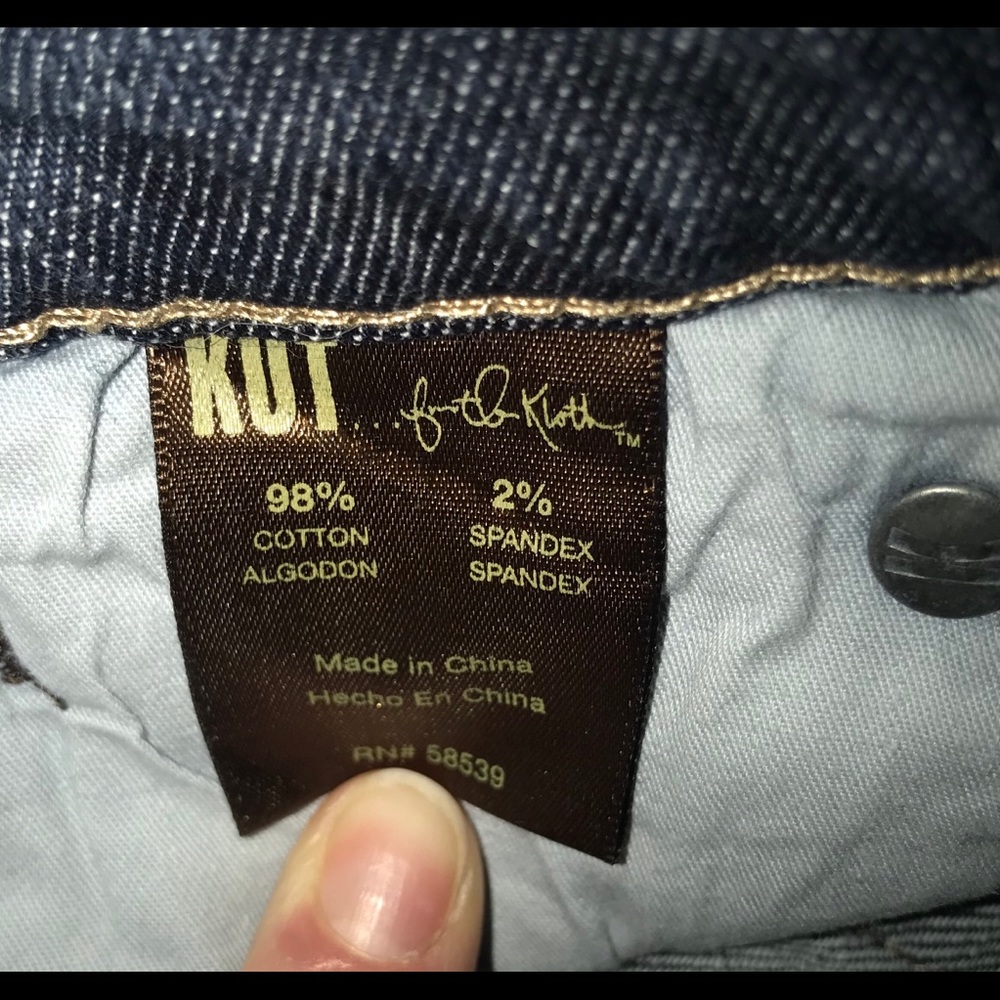 Kut from the Kloth Women's Boot Cut Jeans - Dark Blue - Picture 4 of 6